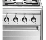 SMEG SUK61PX8 60 cm Dual Fuel Pyrolytic Cooker - Stainless Steel - Image 6