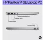 HP Pavilion SE 14-ep0530sa 14" Laptop - Intel® Core™ i3, 128 GB UFS, Natural Silver - Image 8