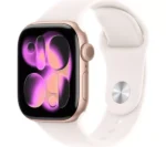 APPLE Watch Series 11 - 42 mm Rose Gold Aluminium Case with Light Blush Sport Band, S/M